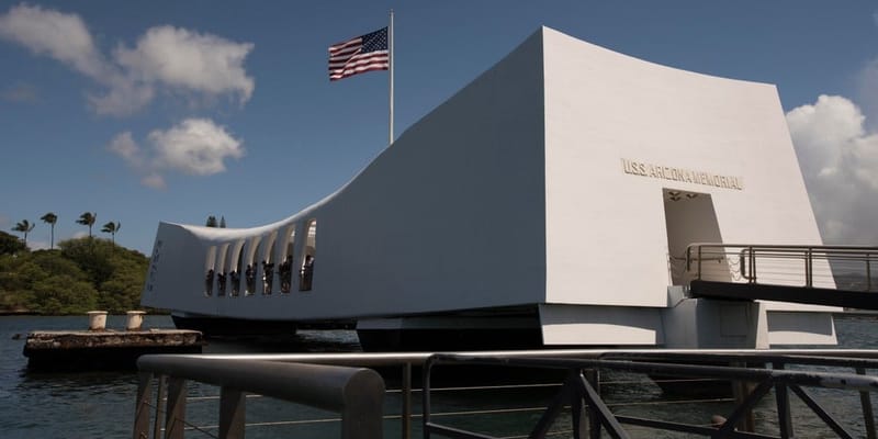 USS Arizona Memorial at Pearl Harbor